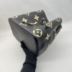 Louis Vuitton Noe Neo MM Monogram Empreinte Noir Beige GHW