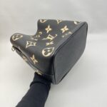 Louis Vuitton Noe Neo MM Monogram Empreinte Noir Beige GHW