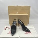 Christian Louboutin Hot Chick Sling 100 Vernis Black