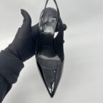 Christian Louboutin Hot Chick Sling 100 Vernis Black
