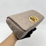 Dior Medium Caro Calfskin Warm Taupe GHW