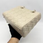 Dior Medium Lady Dior Lambskin Beige Trench GHW