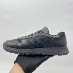 Prada Prax 2.0 Re-Nylon and Leather Sneaker Black