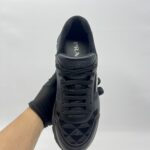Prada Prax 2.0 Re-Nylon and Leather Sneaker Black