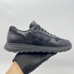 Prada Prax 2.0 Re-Nylon and Leather Sneaker Black
