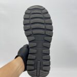 Prada Prax 2.0 Re-Nylon and Leather Sneaker Black