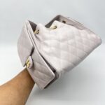 Chanel C25 Small Caviar Lilac Gold Hardware