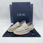 Dior Granville Loafer Suede Calfskin Grey