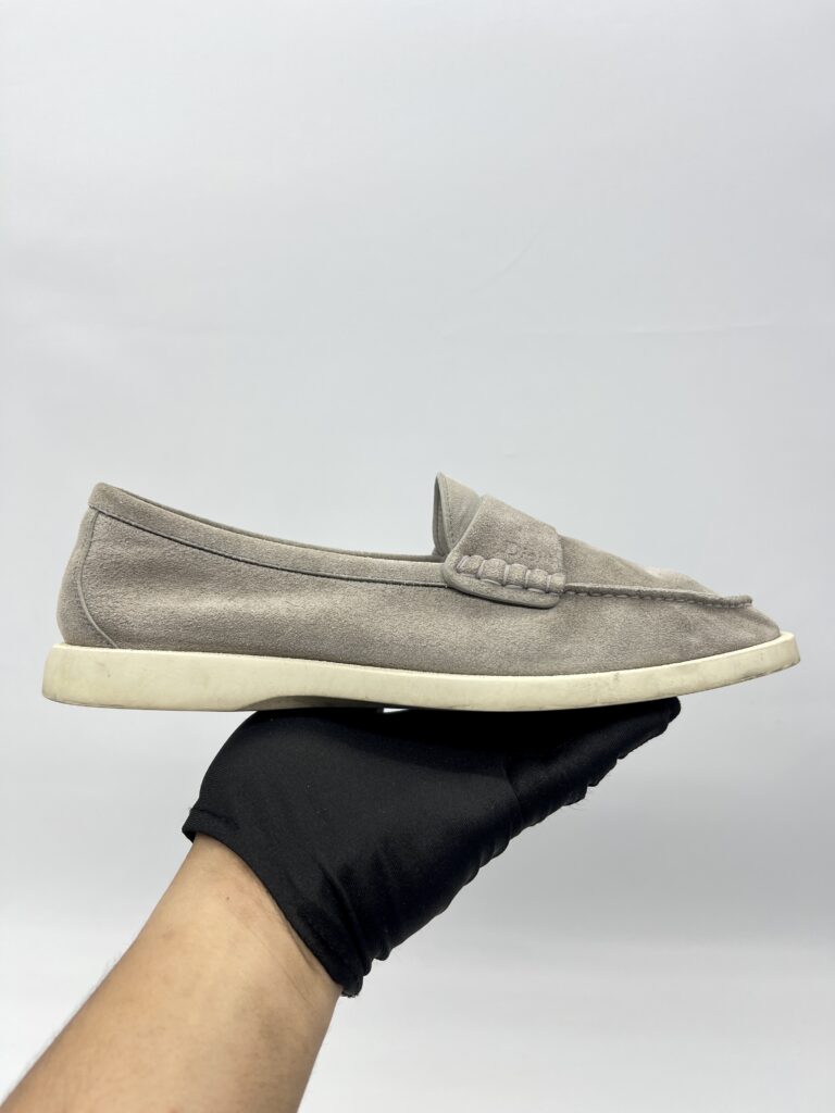 Dior Granville Loafer Suede Calfskin Grey