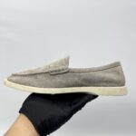 Dior Granville Loafer Suede Calfskin Grey