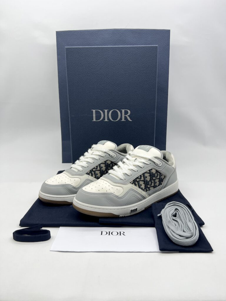 Dior B27 uptown Low-Top Sneaker Grey/White/Blue Oblique