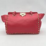 Valentino Rockstud Tote Hot Pink Light GHW