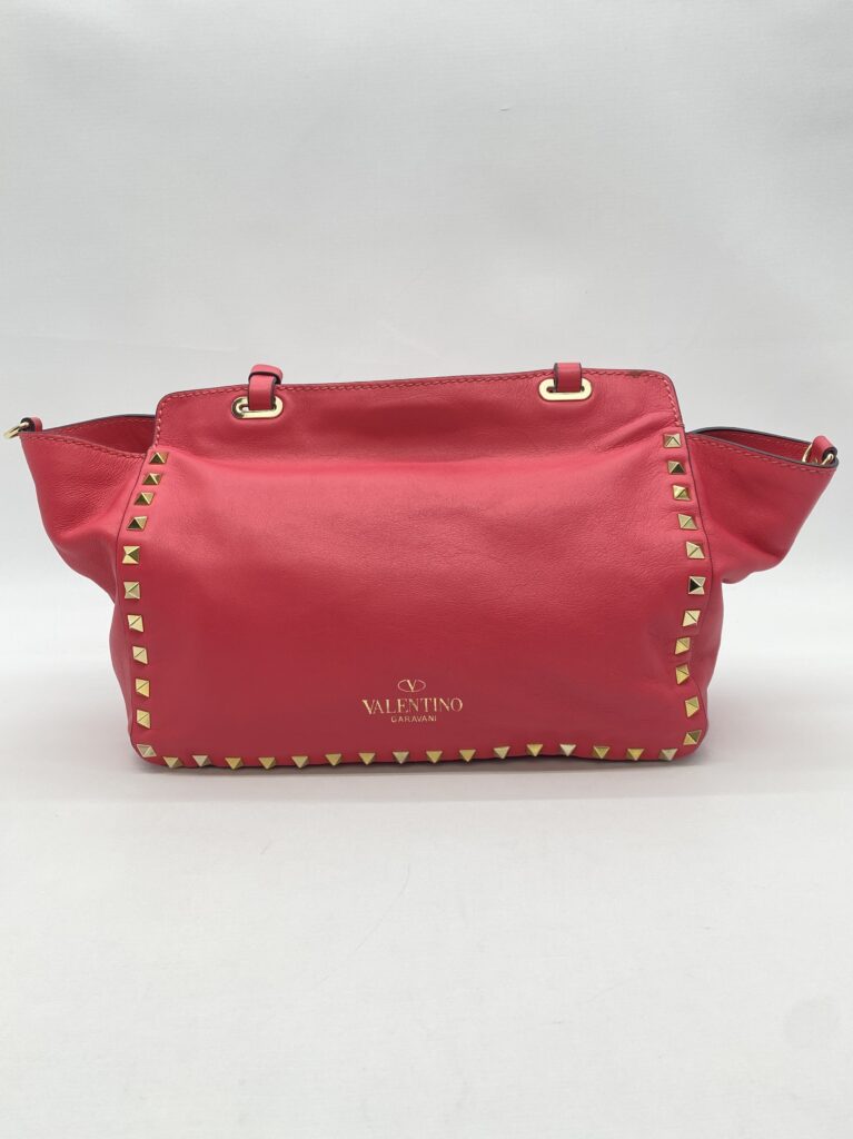 Valentino Rockstud Tote Hot Pink Light GHW