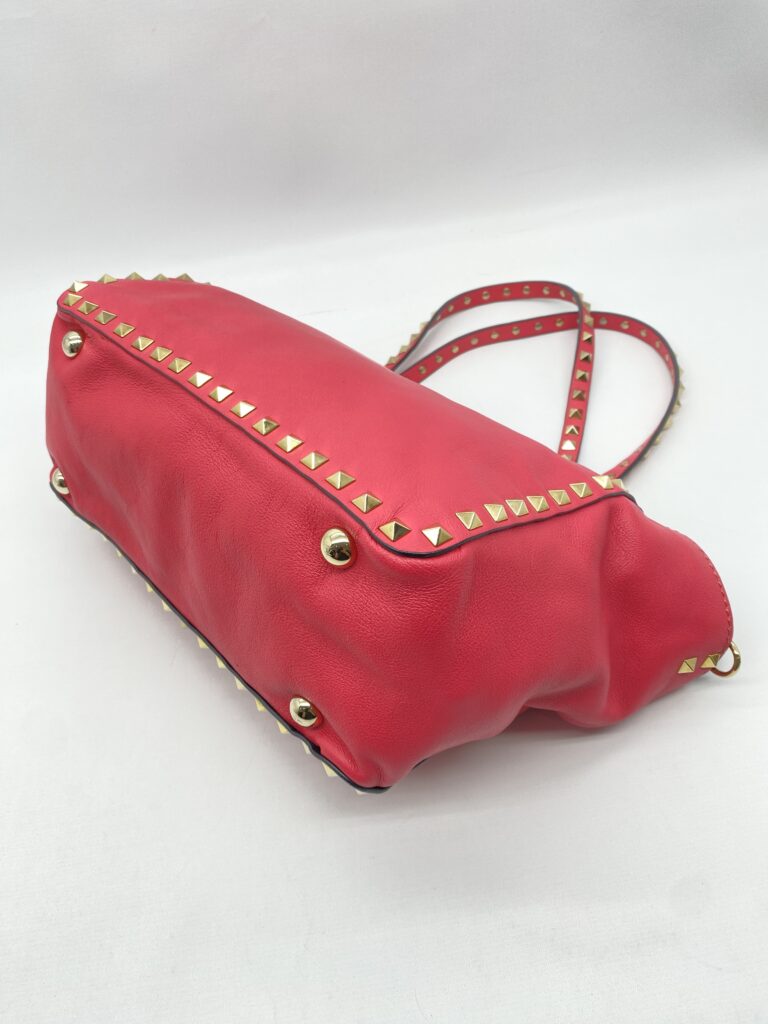 Valentino Rockstud Tote Hot Pink Light GHW