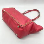 Valentino Rockstud Tote Hot Pink Light GHW