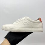 Hermes Sneaker Homme Quicker Blanc/Orange
