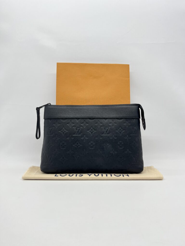 Louis Vuitton Pochette Voyage Souple Monogram Shadow Black