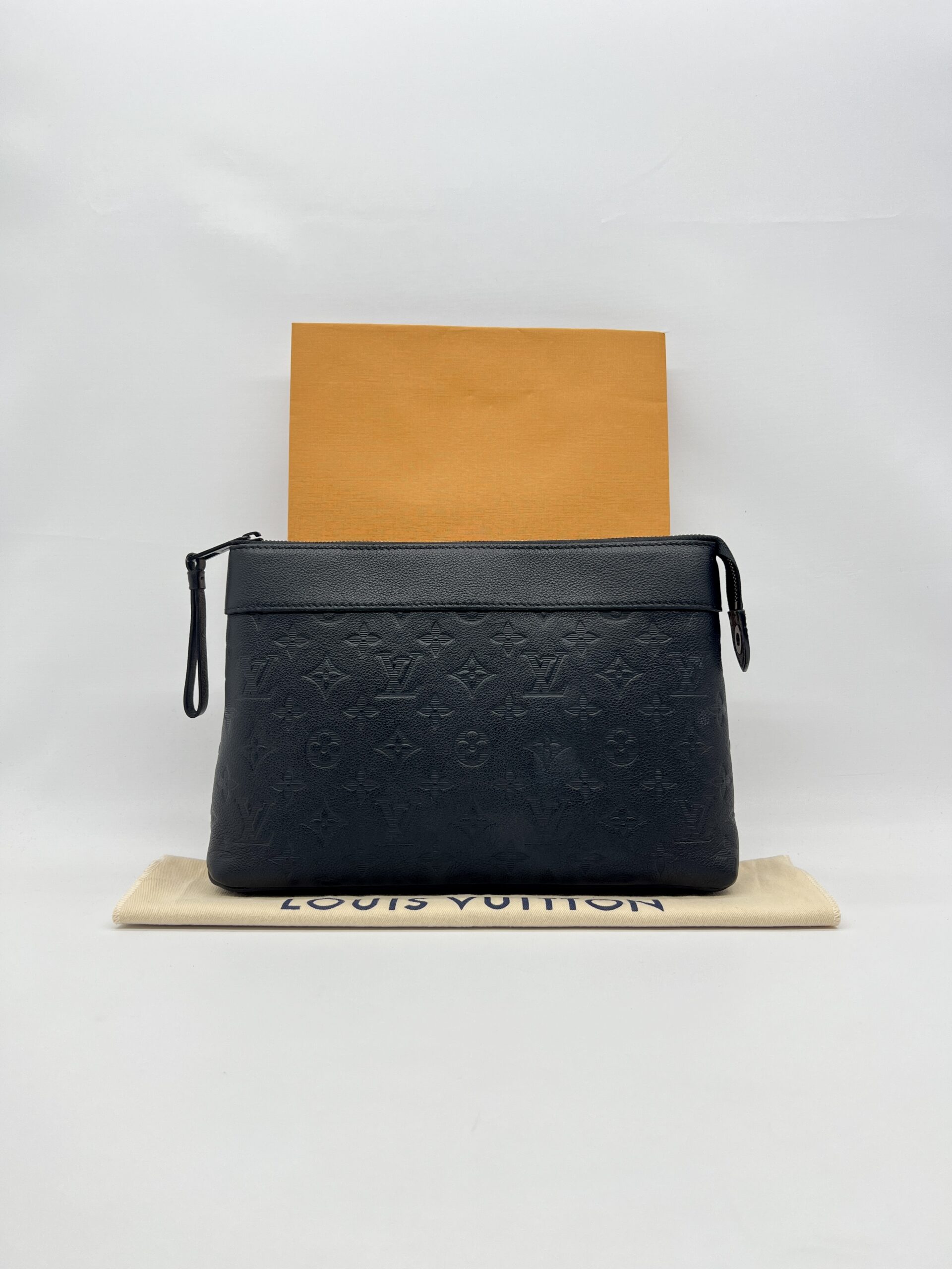 Louis Vuitton Pochette Voyage Souple Monogram Shadow Black