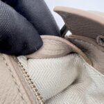 Loewe Mini Puzzle Edge Grained Taupe GHW