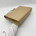 Saint Laurent Envelope Large Bag Grained Beige SHW