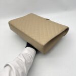 Saint Laurent Envelope Large Bag Grained Beige SHW