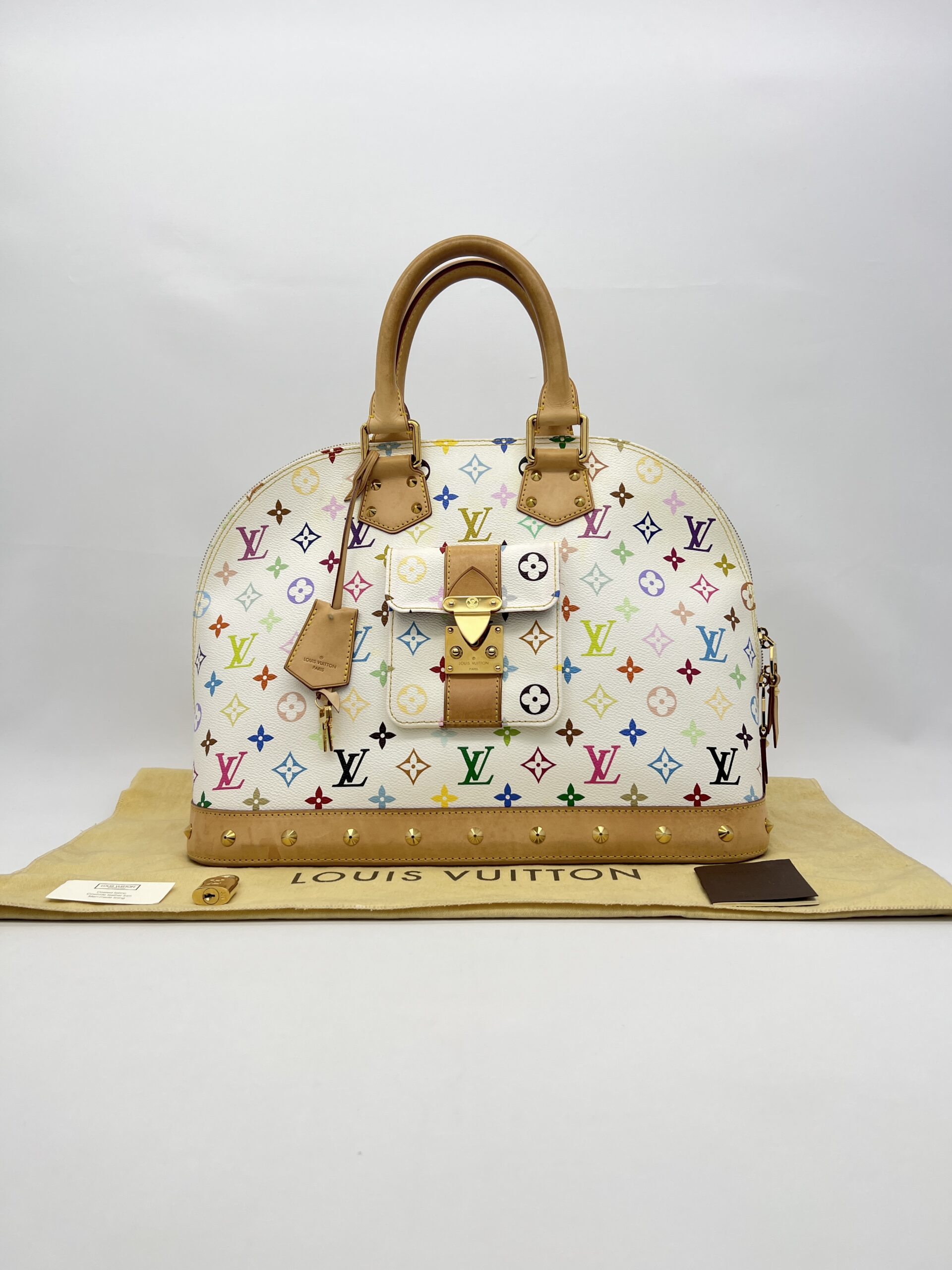 Louis Vuitton Alma x Takashi Murakami Monogram Multicolor GHW