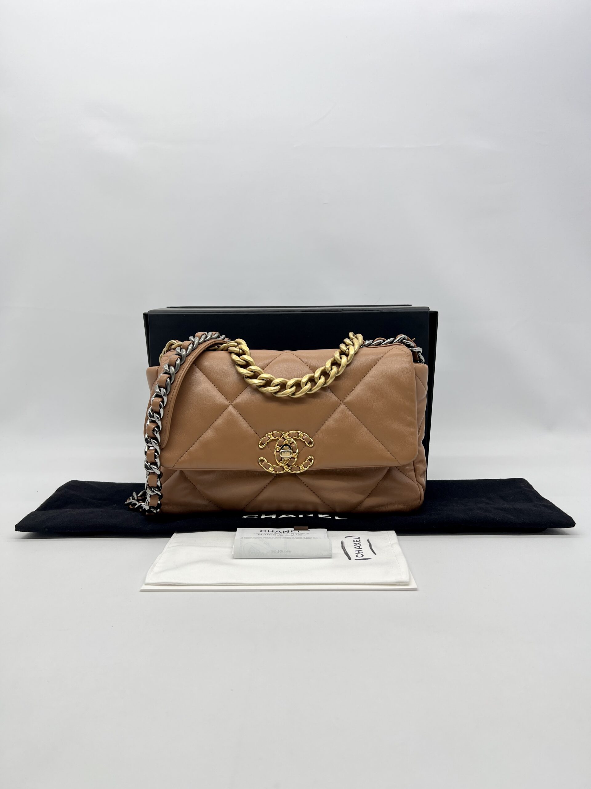 Chanel C19 Small Brown