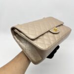 Chanel Reissue 2.55 Metallic Beige GHW
