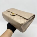 Chanel Reissue 2.55 Metallic Beige GHW