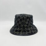 Gucci Oscar Bucket Hat GG Monogram Black