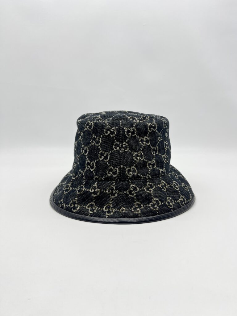 Gucci Oscar Bucket Hat GG Monogram Black