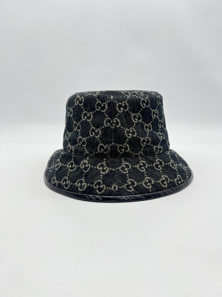 Gucci Oscar Bucket Hat GG Monogram Black