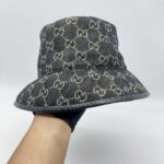 Gucci Oscar Bucket Hat GG Monogram Black