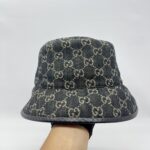 Gucci Oscar Bucket Hat GG Monogram Black