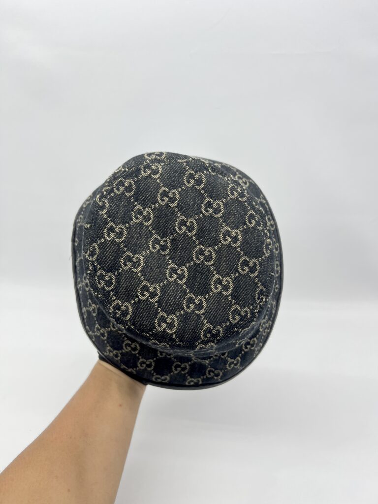 Gucci Oscar Bucket Hat GG Monogram Black