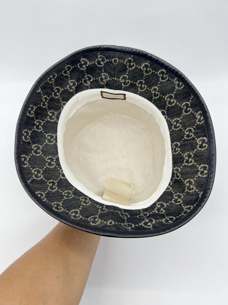 Gucci Oscar Bucket Hat GG Monogram Black