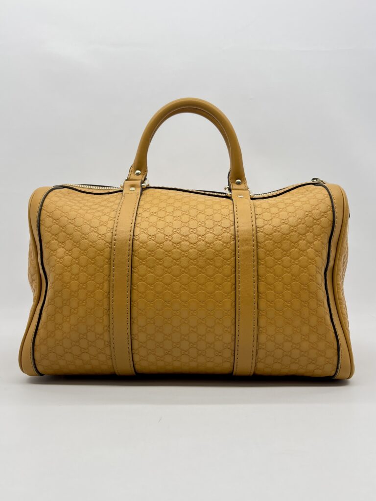 Gucci Boston Microguccisima Mustard  GHW