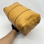 Gucci Boston Microguccisima Mustard  GHW