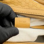 Gucci Boston Microguccisima Mustard  GHW