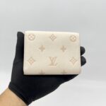 Louis Vuitton Victorine Wallet Monogram Empreinte Cream GHW