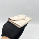 Louis Vuitton Victorine Wallet Monogram Empreinte Cream GHW