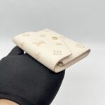 Louis Vuitton Victorine Wallet Monogram Empreinte Cream GHW