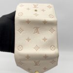 Louis Vuitton Victorine Wallet Monogram Empreinte Cream GHW