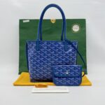 Goyard Mini Anjou Goyardine Bleu