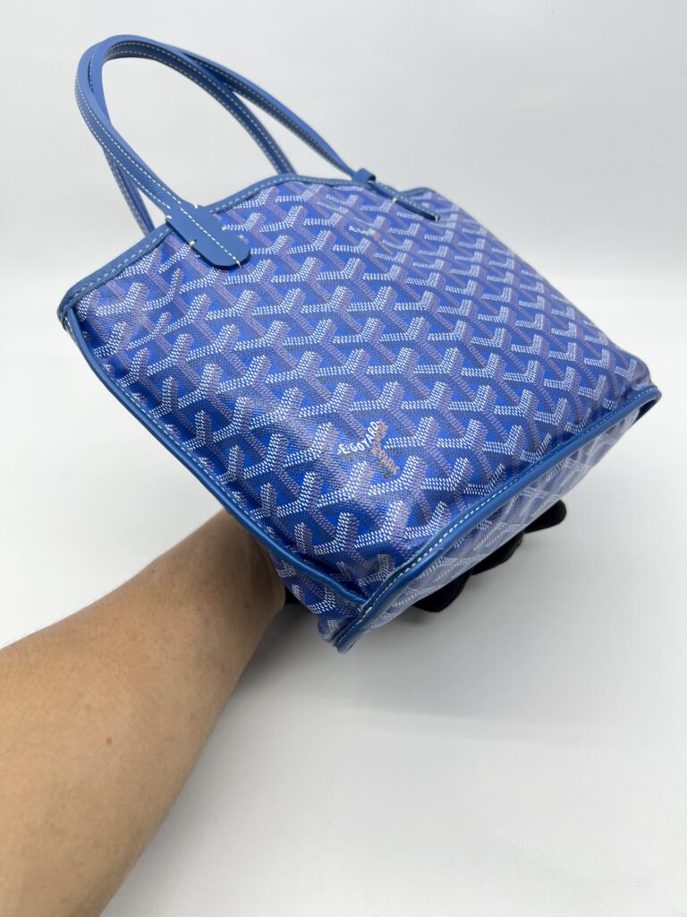 Goyard Mini Anjou Goyardine Bleu