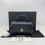 Chanel Coco Handle Medium Caviar Black GHW