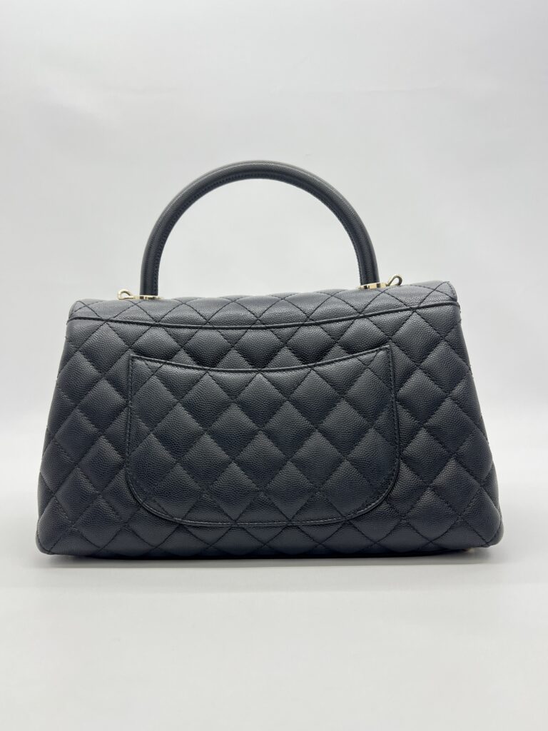 Chanel Coco Handle Medium Caviar Black GHW