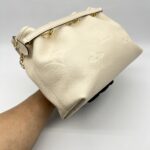 Louis Vuitton Bundle Bag Giant Monogram Empreinte Creme GHW