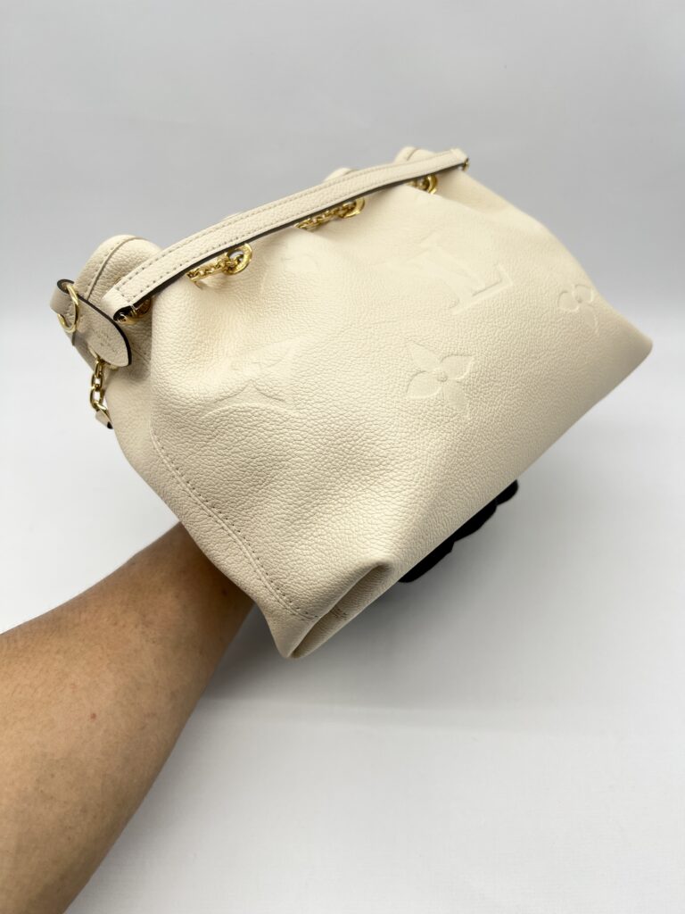 Louis Vuitton Bundle Bag Giant Monogram Empreinte Creme GHW