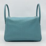 Hermes Lindy 30 Bleu Atoll PHW